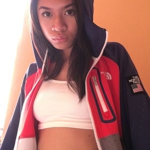 North Face American Flag Hoodie
